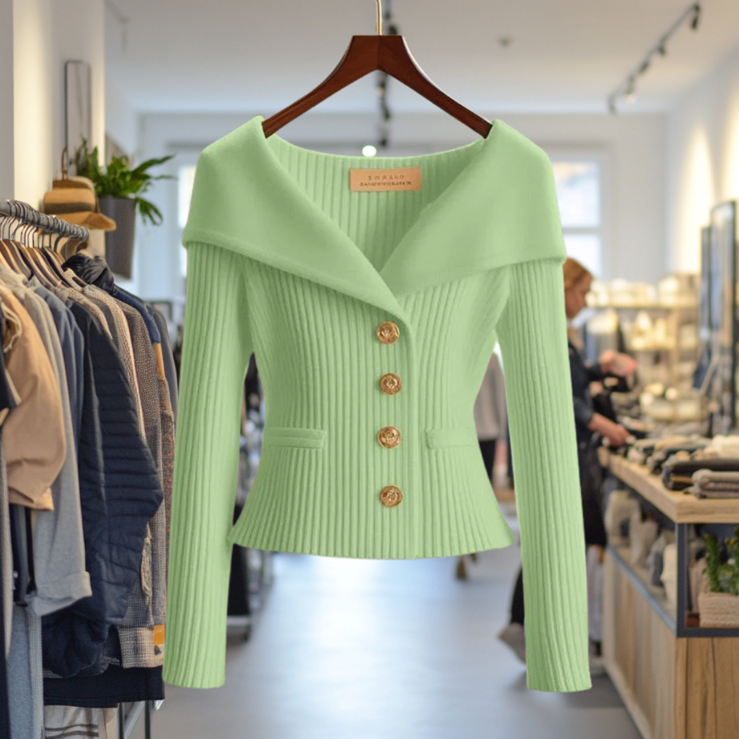 Damen Strickcardigan in luxuriöser Qualität. Gemütlich und elegant, ideal für jeden Anlass.
