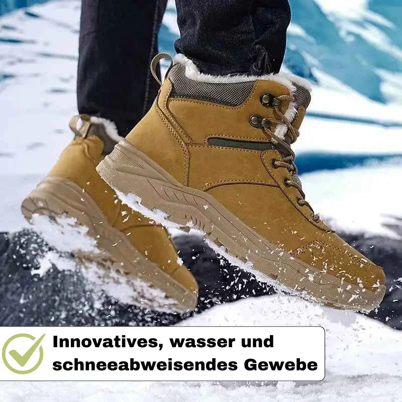 Rutschfeste Damen Schneestiefel, ergonomisch geformt, bieten sicheren Halt auf glatten Winteroberflächen.