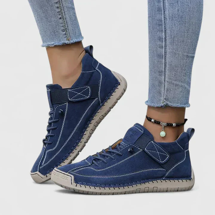 Ergonomische Damen Slip-On Sneaker, ideal als Freizeitschuh, bietet Komfort den ganzen Tag.