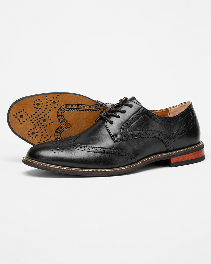 Hochwertige formelle Brogues für Herren: klassische Lederschuhe für Eleganz im Büro und bei Hochzeiten.