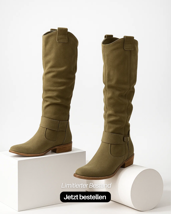 Moderne Damen Winterstiefel, bequem & rutschfest, mit stylischem Design.