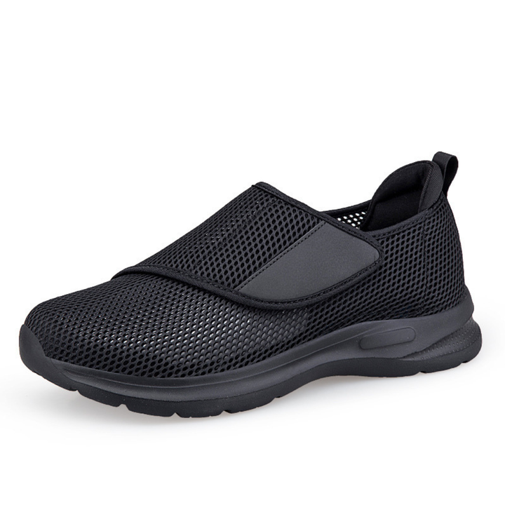 Verstellbarer Komfortschuh für Herren, extra breit. Orthopädischer Gehschuh, ideal für Diabetiker.