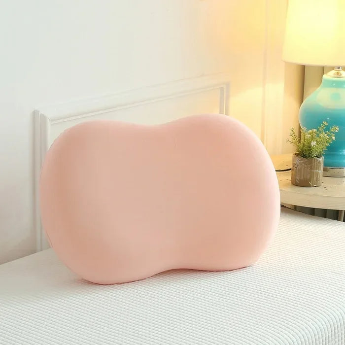 Vielseitiges ergonomisches Nackenkissen für zu Hause und Reisen, fördert gesunden Schlaf.