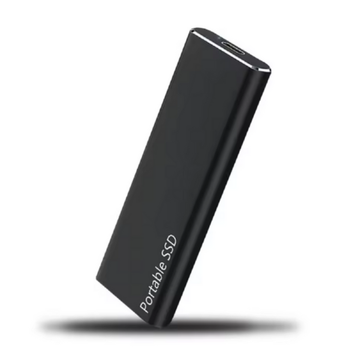 Kompakte externe USB-C Festplatte mit 1TB Speicher für schnelle Datenübertragung und mobile Datensicherung.