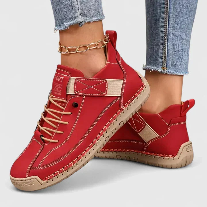 Stylische, leichte Damen Slip-On Sneaker, ergonomisch für Komfort beim Laufen & Alltag.