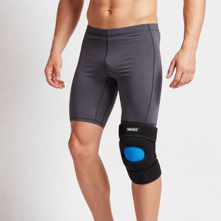 Atmungsaktive Patella-Kniebandage für Komfort bei Sport & Aktivität.
