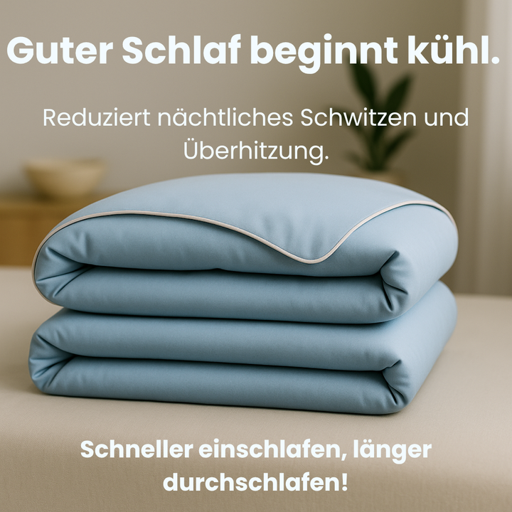 Premium Unisex Schlafdecke, Eisseide für maximalen Kühlkomfort und erholsamen Schlaf.