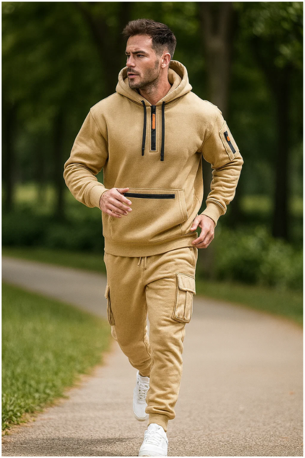 Sportliches Danon Herren-Set: Hoodie & Jogginghose für aktive Freizeit & entspannte Loungewear. Maximaler Komfort.