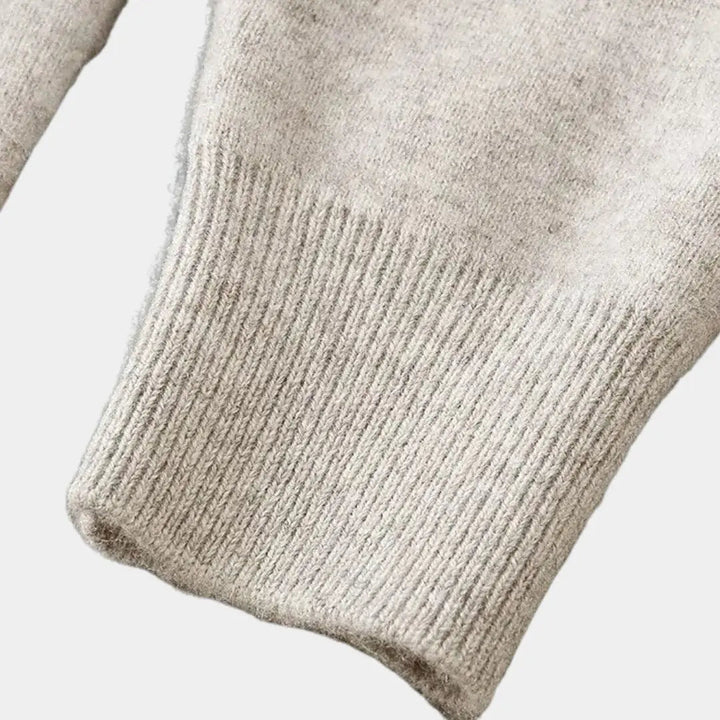 Zeitloser Herren Strick Cardigan V-Ausschnitt, modisch und elegant, ein Must-have für stilvolle Herrenmode.