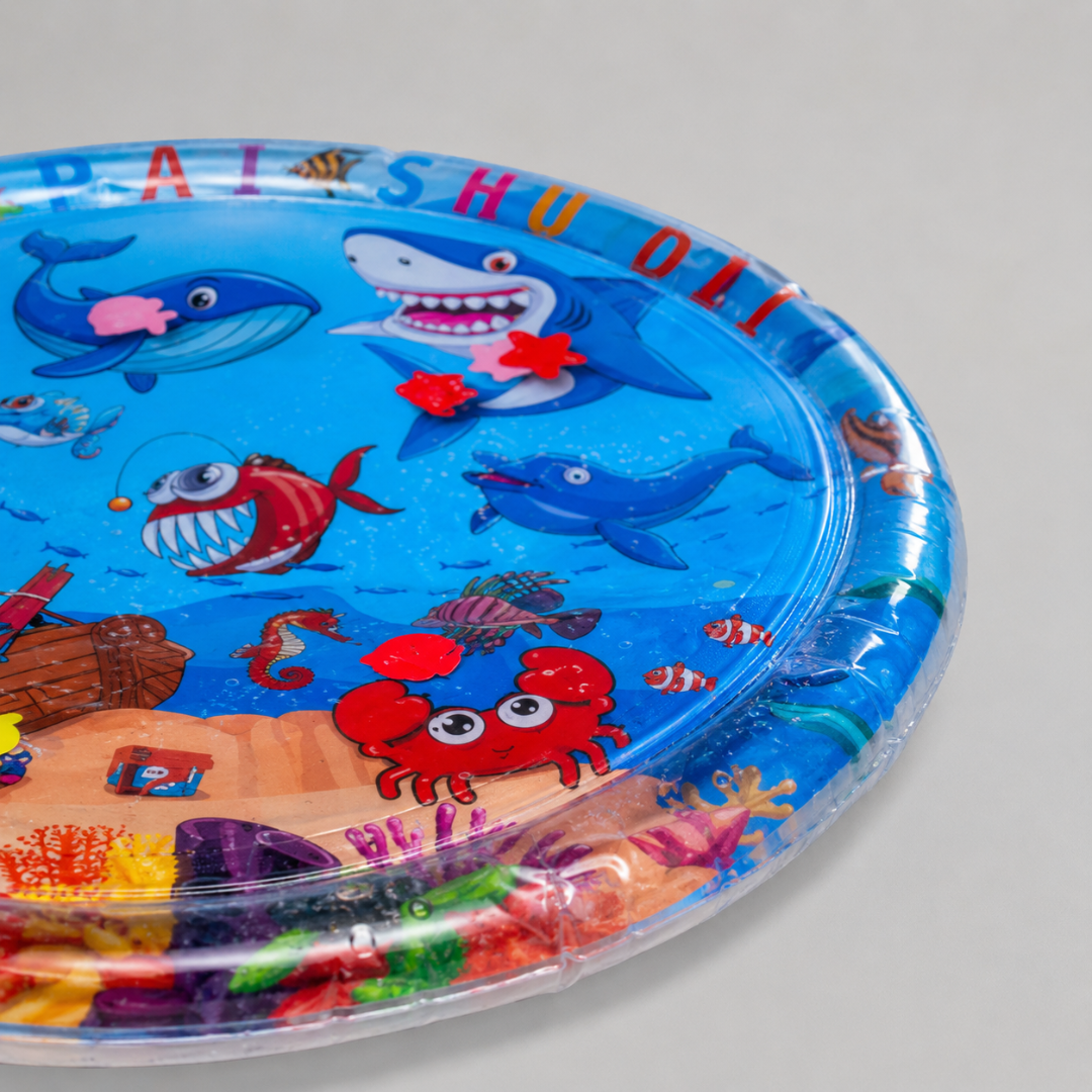 Spielmatte für Babys & Kinder: Aufblasbare Wassermatte für sensorischen Spaß und Abkühlung, perfekt für Indoor-Spiele.