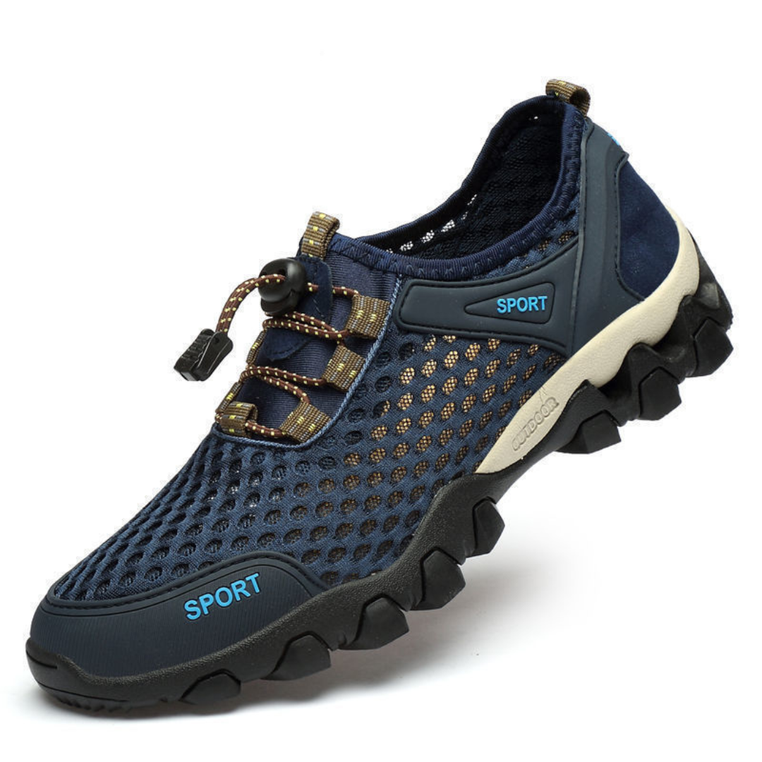 Leichter Herren Strandschuh für optimalen Komfort. Atmungsaktiv & schnelltrocknend beim Baden.