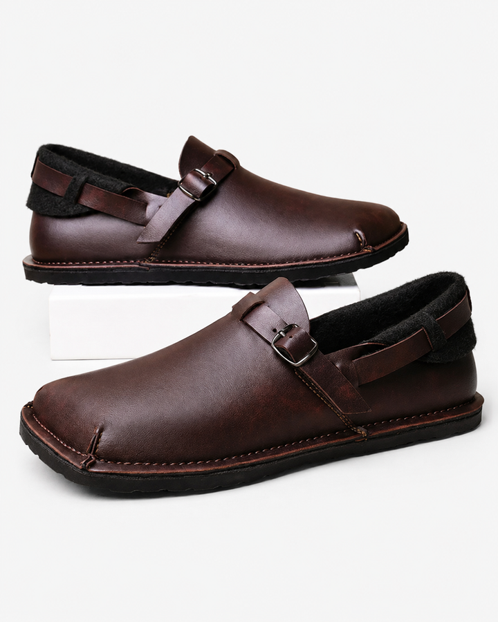 Retro Herren Slip-On Freizeitschuhe für eleganten Komfort. Stilvolle und bequeme Stadtschuhe für den Alltag.
