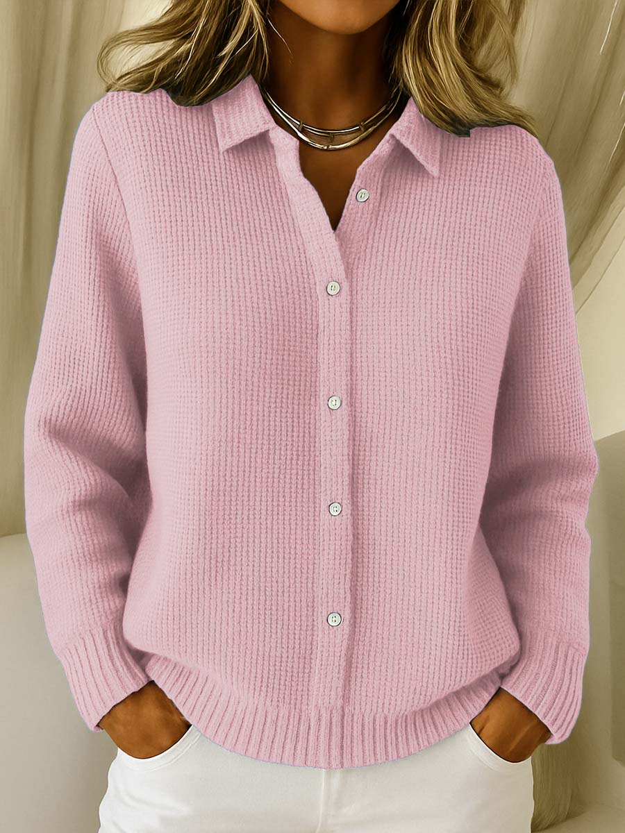 Modischer Damen Strickcardigan, langärmlig, elegant & bequem, ideal für Freizeit & kühle Tage.