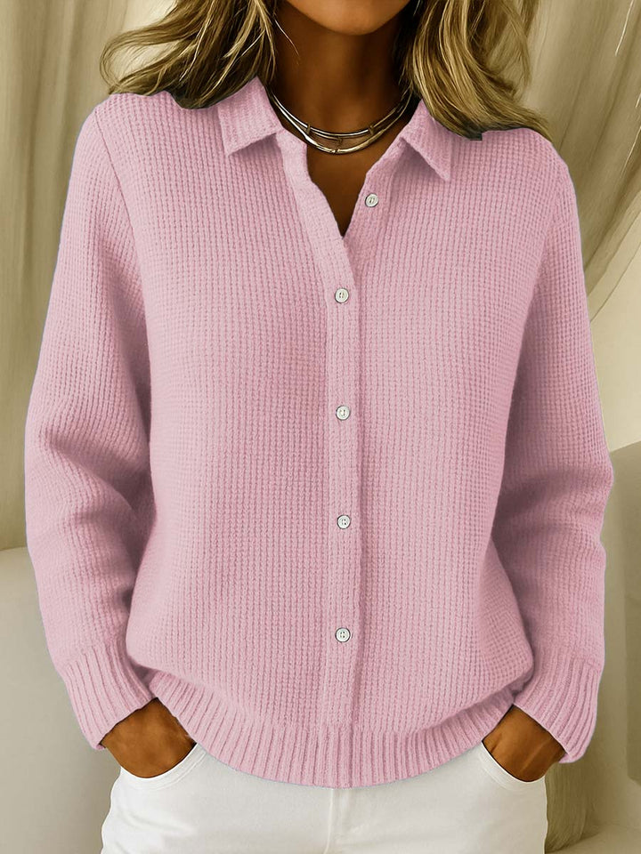 Modischer Damen Strickcardigan, langärmlig, elegant & bequem, ideal für Freizeit & kühle Tage.