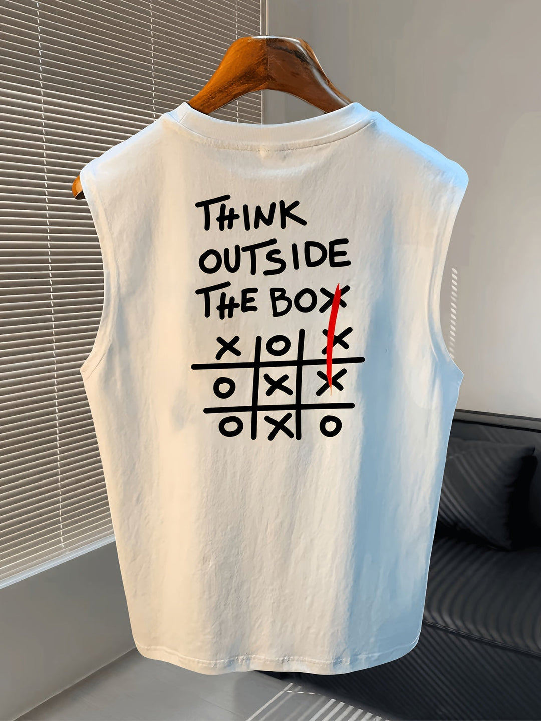Lässiges Herren Tanktop, ärmelloses Basic Muskelshirt für heiße Sommertage. Perfekt für Freizeit & Sport.