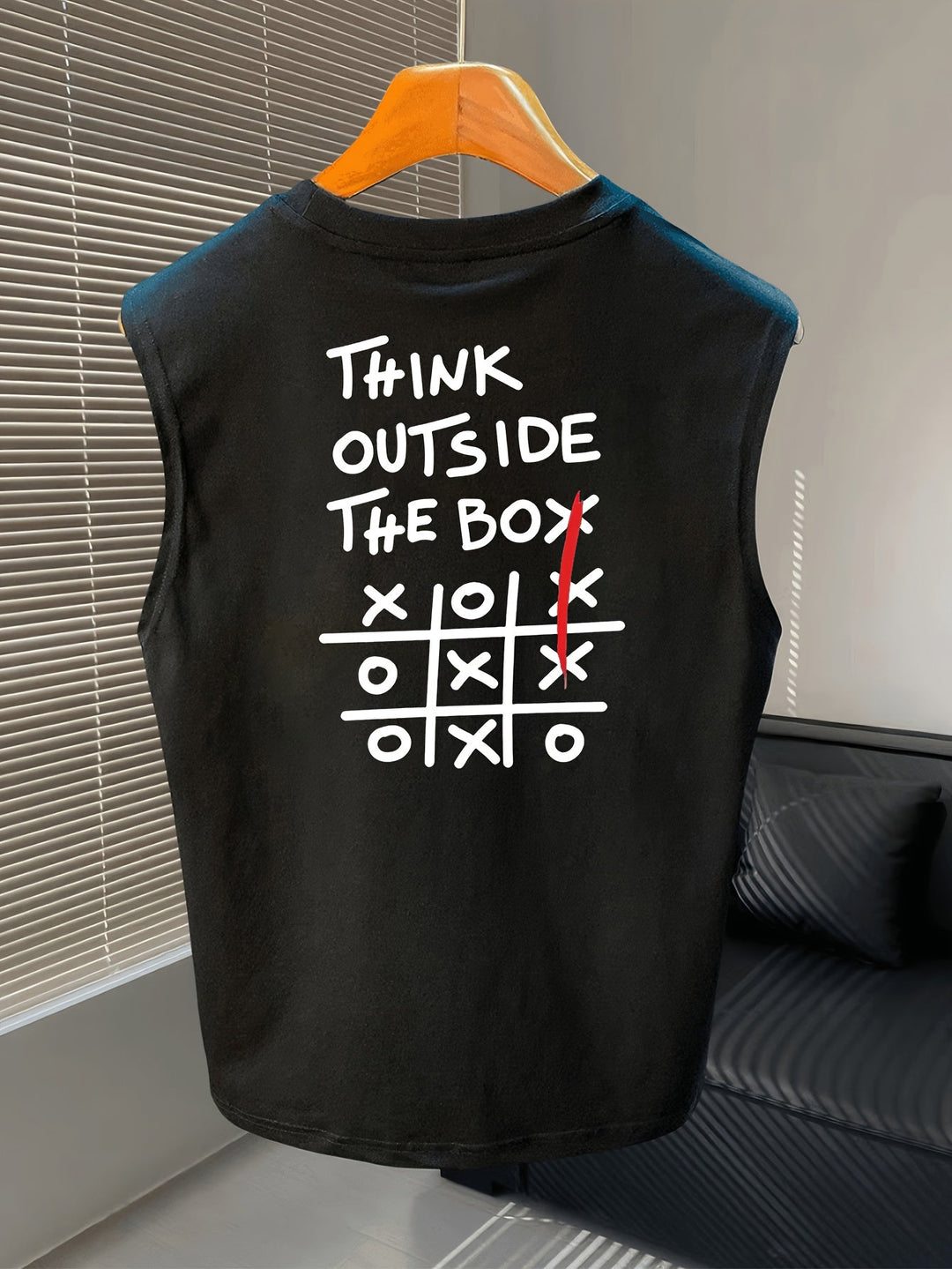 Herren Muskelshirt, ärmelloses Tanktop für Sport, Fitness und entspannte Freizeit-Looks. Bequemer Rundhals.