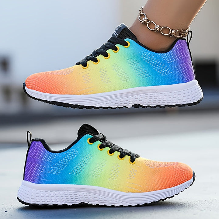 Vielseitige Damen Strick-Sneaker, perfekt für Alltag, Freizeit & leichte Sportaktivitäten. Leicht und super bequem.