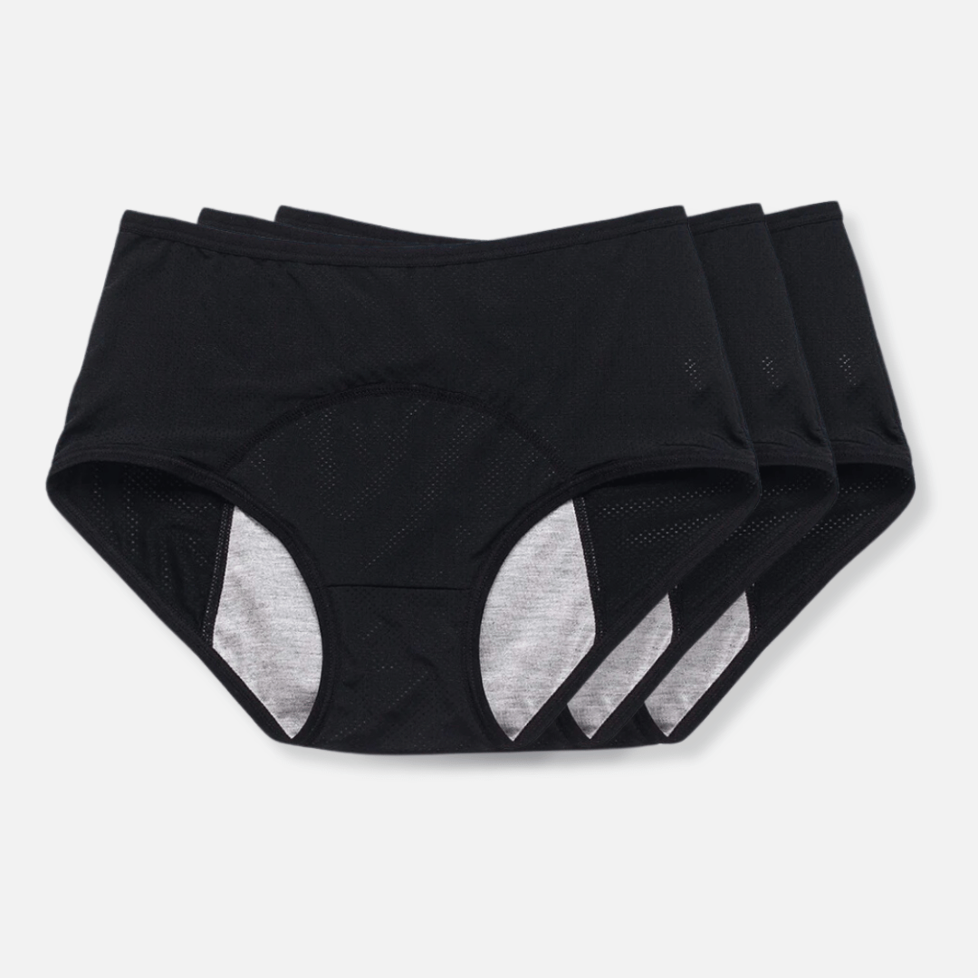 Komfortable, waschbare Damen-Slips, wiederverwendbar & saugfähig für hygienischen Alltagsschutz.