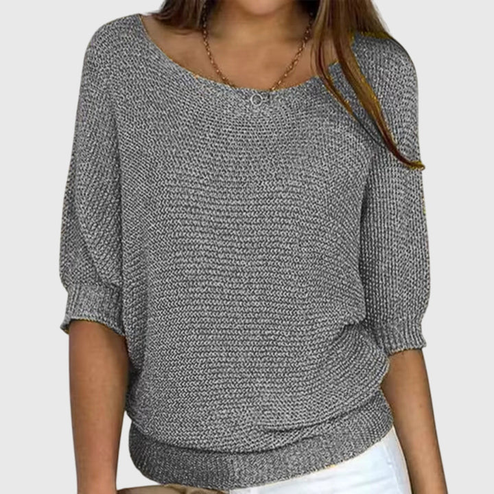 Vielseitiger Damen Strickpullover Sofia, elegant für Büro oder schick für Freizeit, aus hochwertigem Strick.