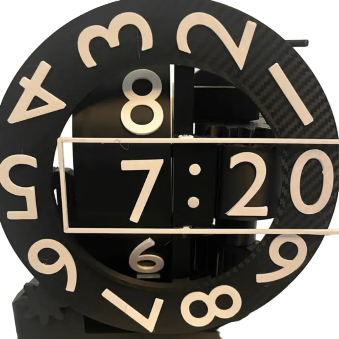 Moderne 3D geometrische Wanduhr, dekorativ für Wohnzimmer & Büro. Stilvolle Wanddekoration mit einzigartigem Design.