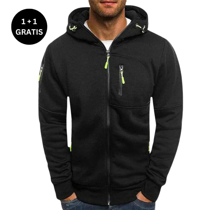 Stylischer Herren Hoodie Regular Fit, lässig für sportliche Looks und den Alltag.
