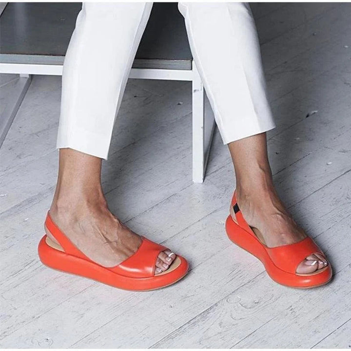 Livana Damen Komfort Sandalen, orthopädisch & atmungsaktiv für den ganzen Tag, rosa.