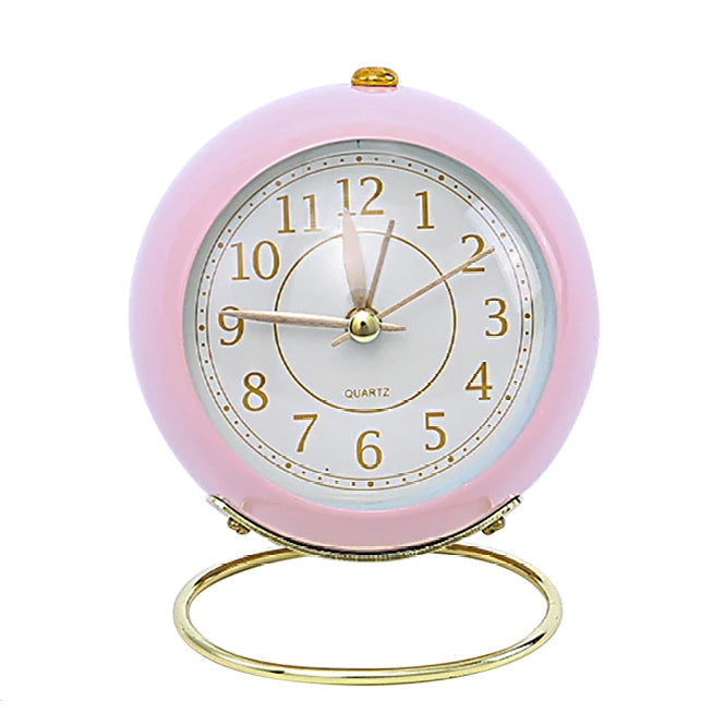 Schreibtischuhr im Vintage-Stil, perfekte Dark Academia Dekoration für Wohnzimmer & Büro. Elegante Retro-Uhr.