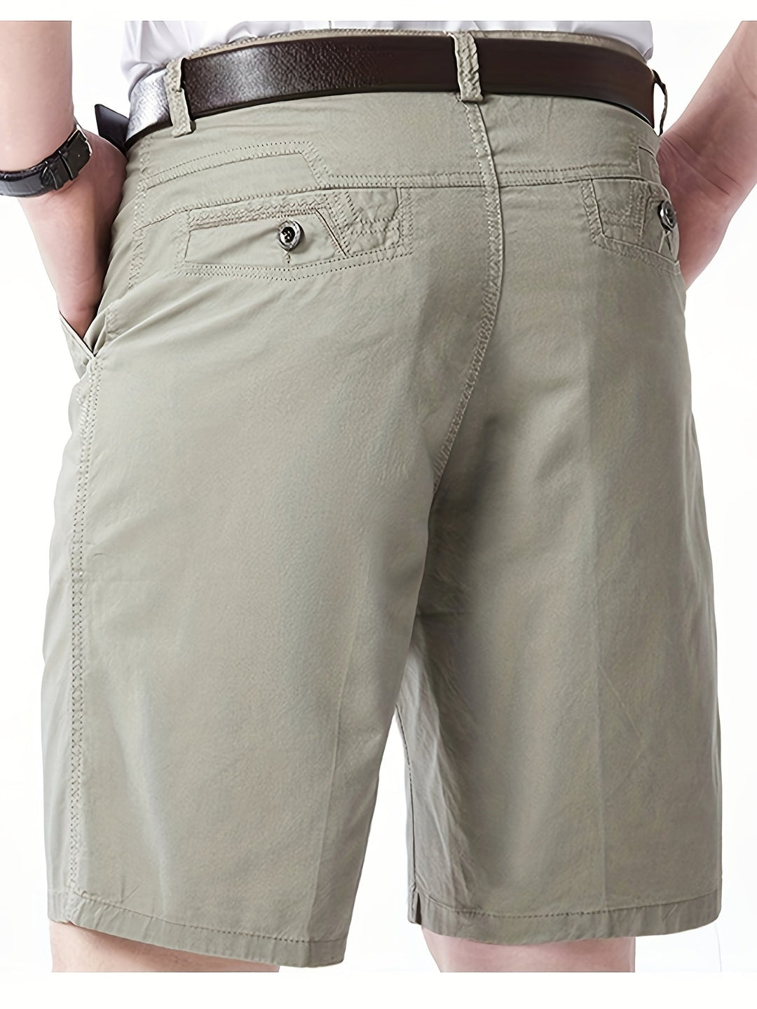 Atmungsaktive Herrenshorts in Schwarz, bequem & leicht. Ideal für Freizeit, Sport & Urlaub.