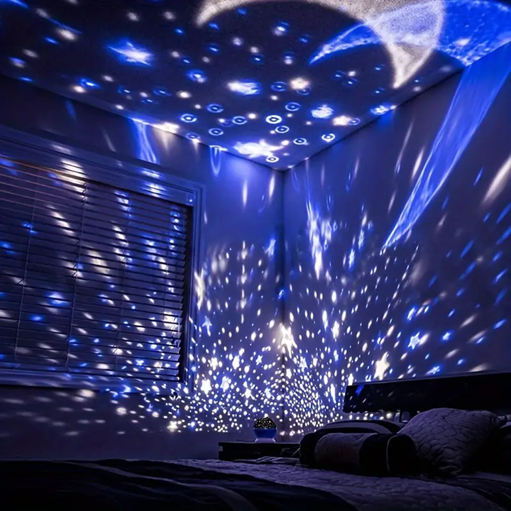 Ideales Geschenk: Sternenhimmel Projektor als Nachtlicht für Kinder und Babys, für magische Momente im Zimmer.