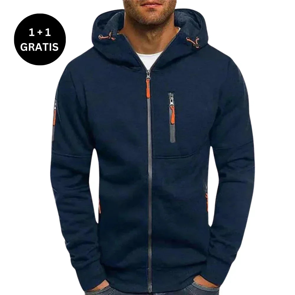 Praktischer Herren Hoodie Regular Fit, strapazierfähig und lässig für alle Gelegenheiten.