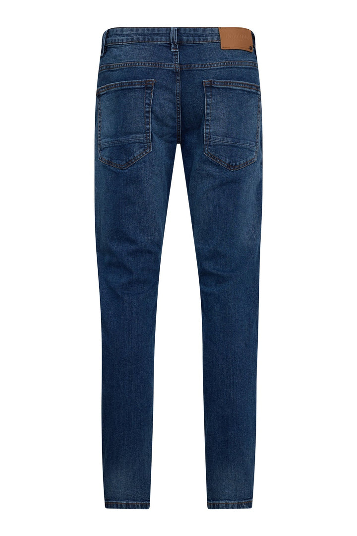 Vielseitige Herrenjeans, gerades Bein, in klassischem Blau, perfekt für Freizeit & Büro.
