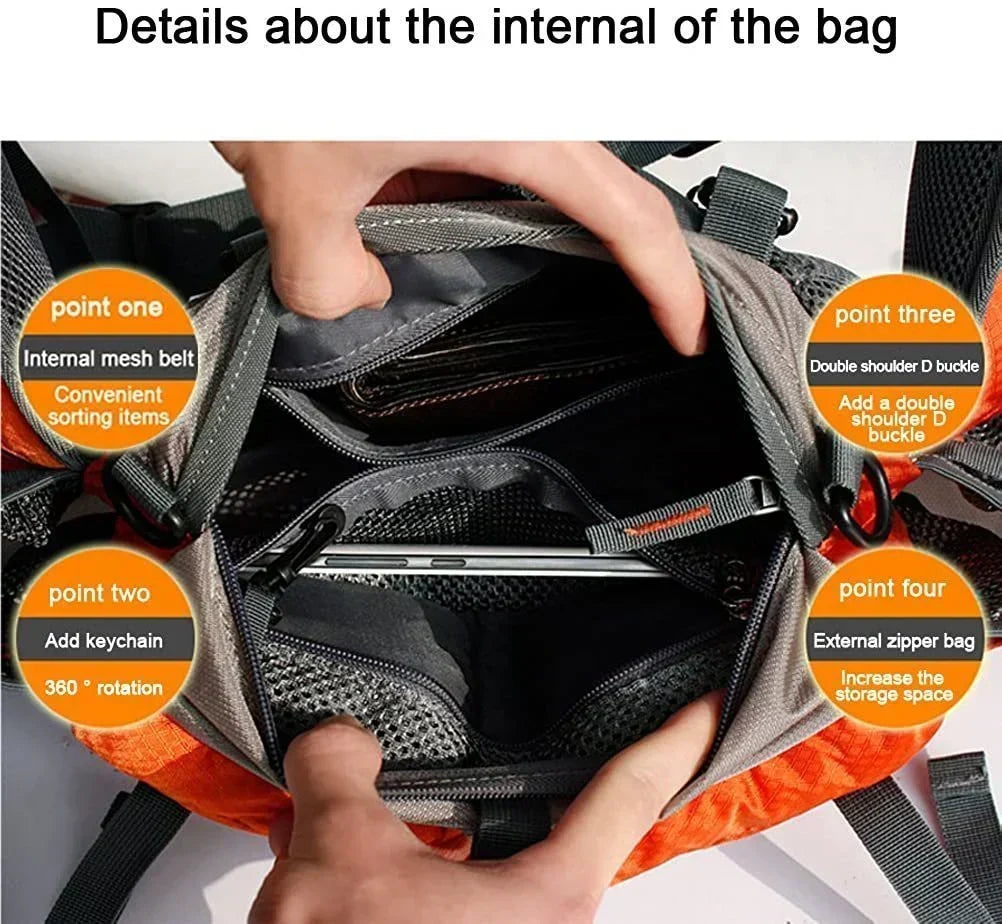 Unisex Travon Fanny Pack: Ultraleichte, wasserdichte Bauchtasche, perfekt für Wandern und Reisen.