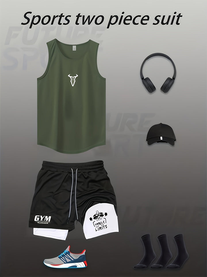 Leichte Herren Sport-Shorts, perfekt für Fitness, Gym und Sommer-Workouts, funktional.