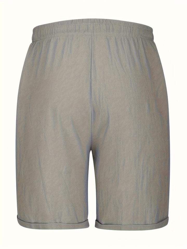 Herren Ethno-Shorts für Outdoor-Aktivitäten, Freizeit & Urlaub, mit modernem geometrischem Muster.