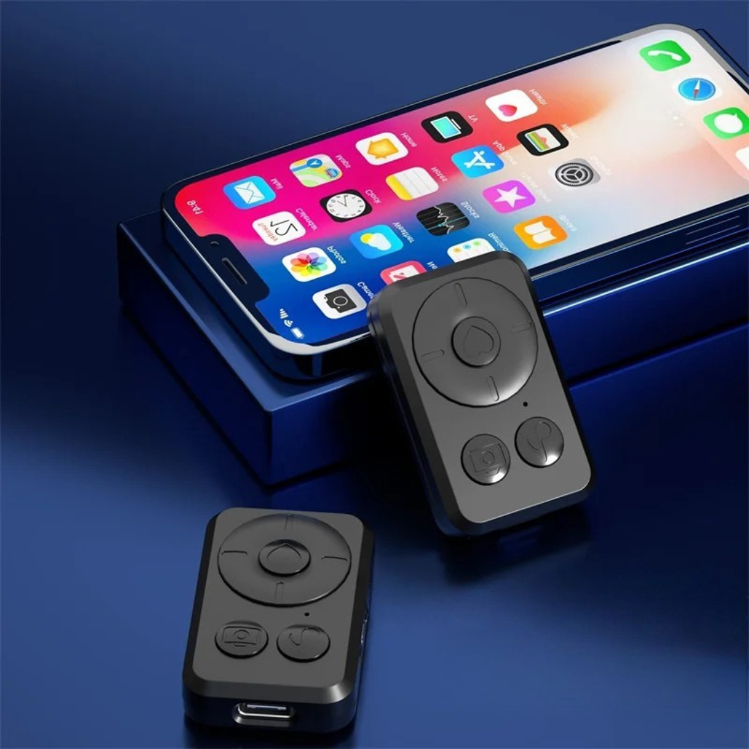 Robustes Smartphone-Stativ mit integriertem Selfie-Stick für scharfe Bilder & verwacklungsfreie Videos.