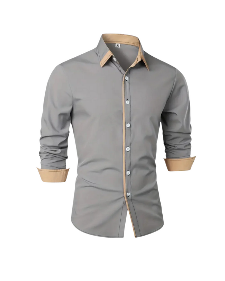 Herren Button-Up Hemd, klassisch-modernes Design. Bequem & vielseitig, perfekt für Freizeit & Business.