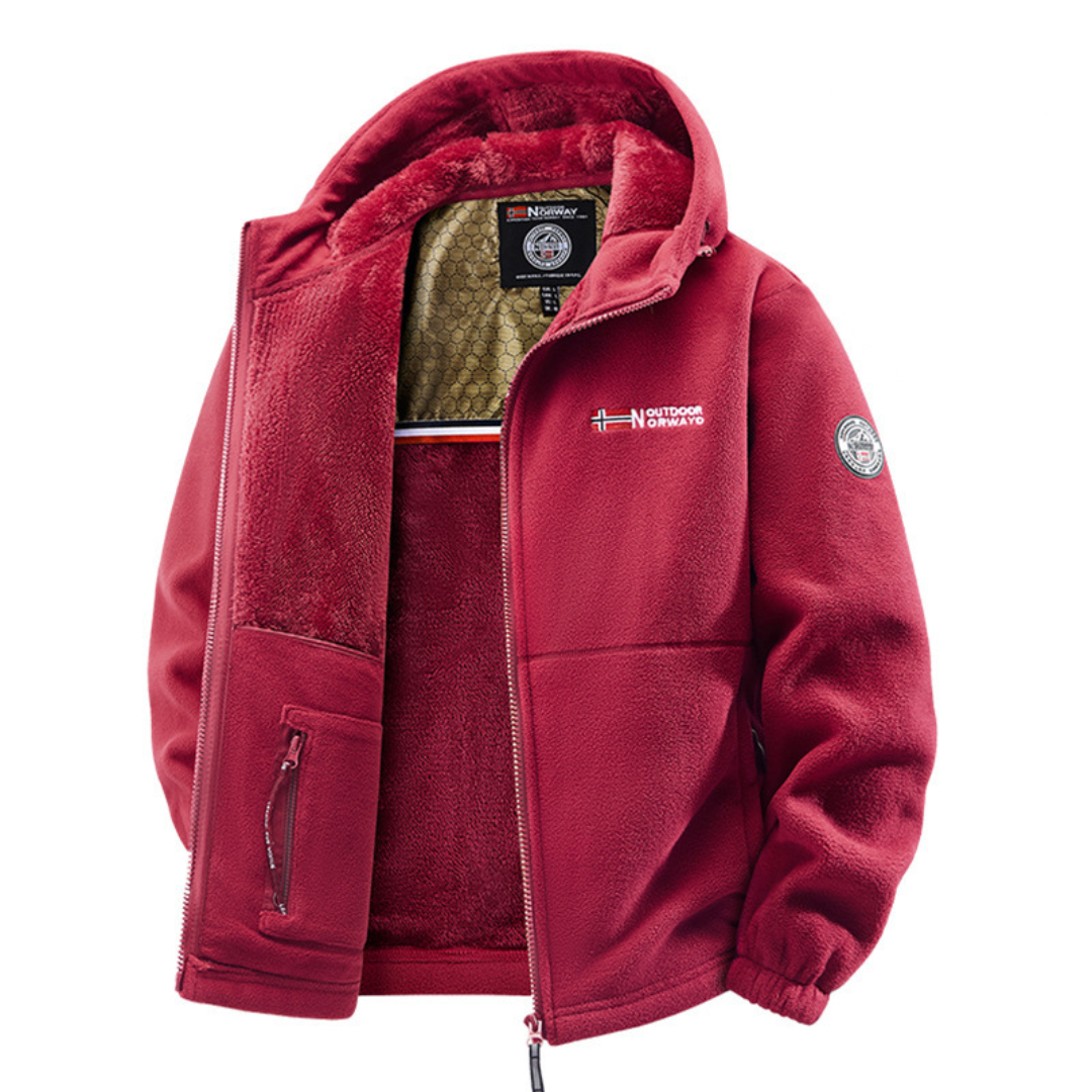Robuste Herren Winterjacke als Funktionsjacke für Stadt, Freizeit und Outdoor, bietet Kälteschutz & Wärme.