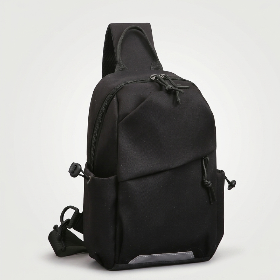 Sportliche Crosslite Umhängetasche aus Nylon, perfekt für Läufer und Outdoor-Enthusiasten.