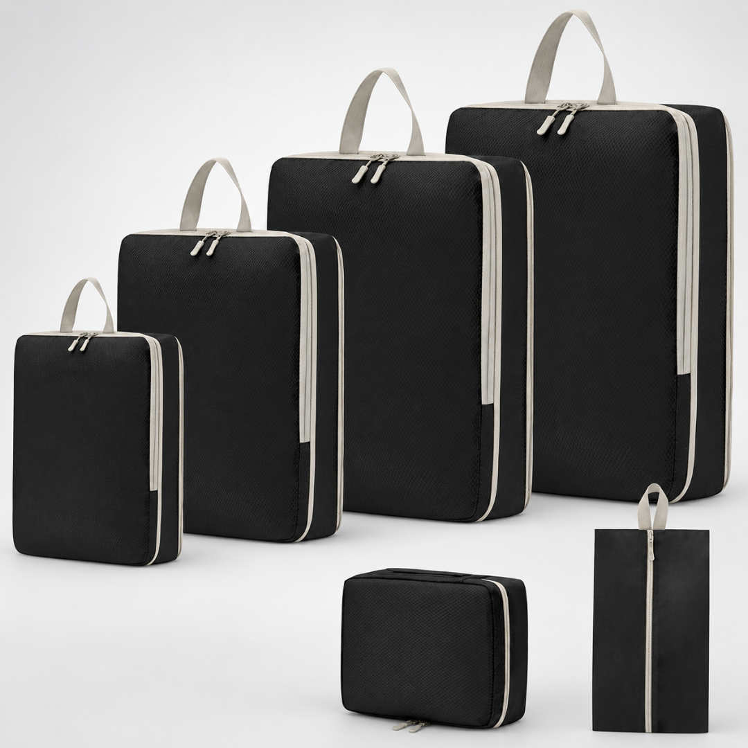 Nylon Kompressions-Packwürfel, unisex, ideal für platzsparendes Reisen & Organisieren von Kleidung.