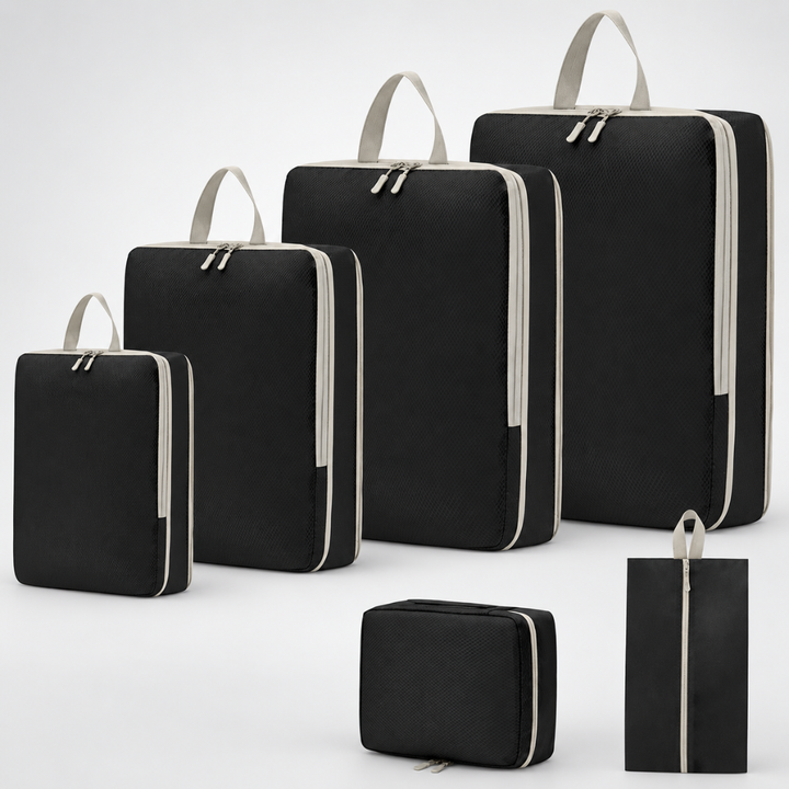 Nylon Kompressions-Packwürfel, unisex, ideal für platzsparendes Reisen & Organisieren von Kleidung.
