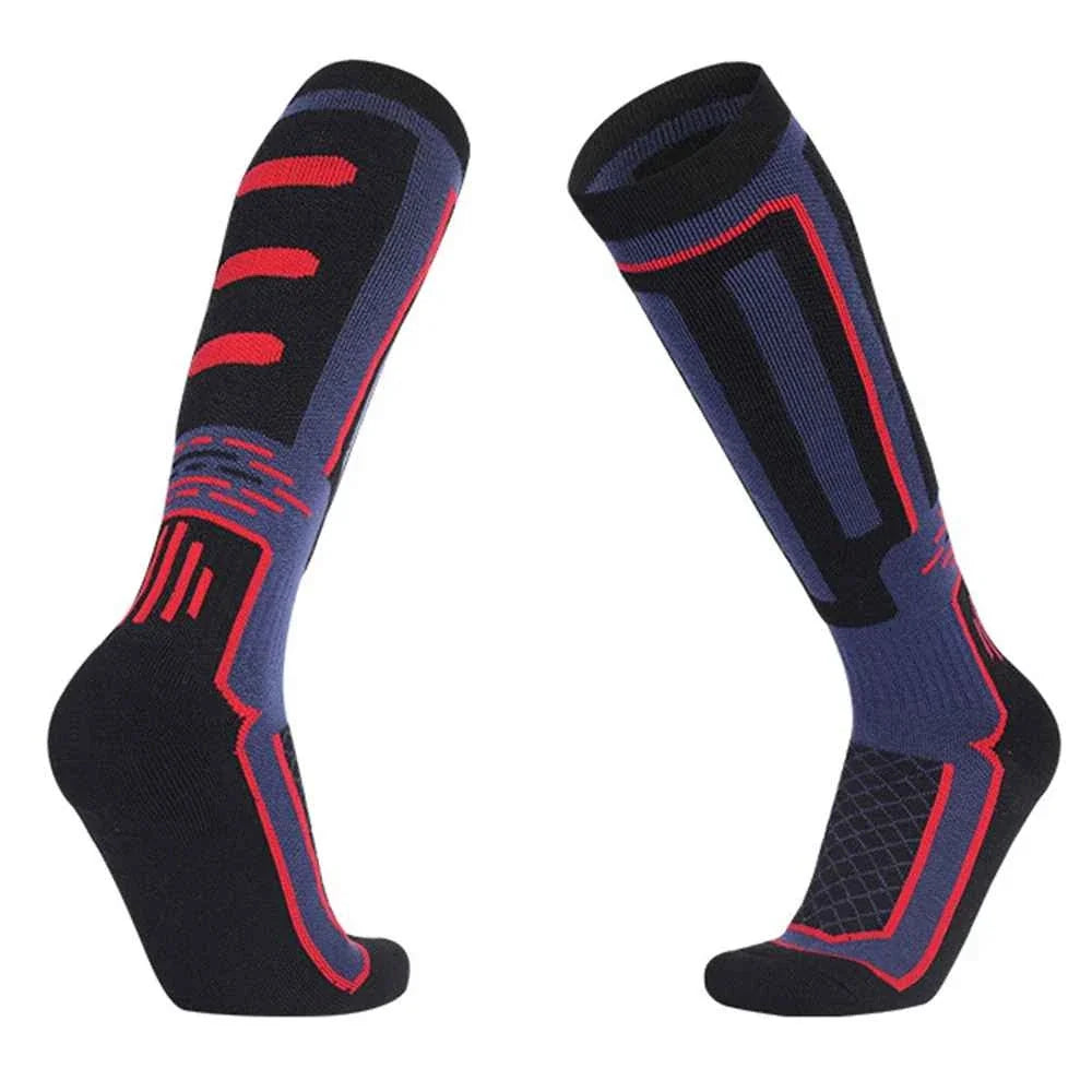 Hochwertige Herren Thermo-Skisocken, kniehoch, warm und atmungsaktiv für optimalen Komfort beim Wintersport.