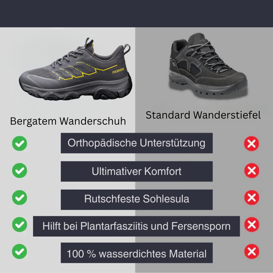 Leichter, hellgrauer Herren Wanderschuh für maximalen Komfort bei Outdoor- & Trekking-Abenteuern.
