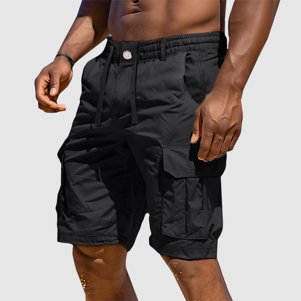 Vielseitige Herren Cargo Shorts für Freizeit, Alltag und Outdoor. Robuster Baumwollmix, bequem und praktisch.