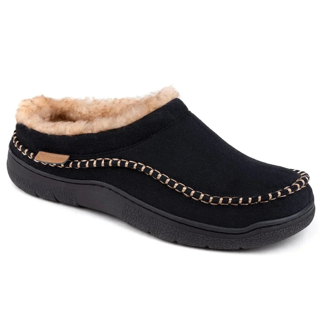 Herren Winter-Loafer für kalte Tage: Warm gefütterte Slip-On Bequemschuhe mit rutschfester Sohle.