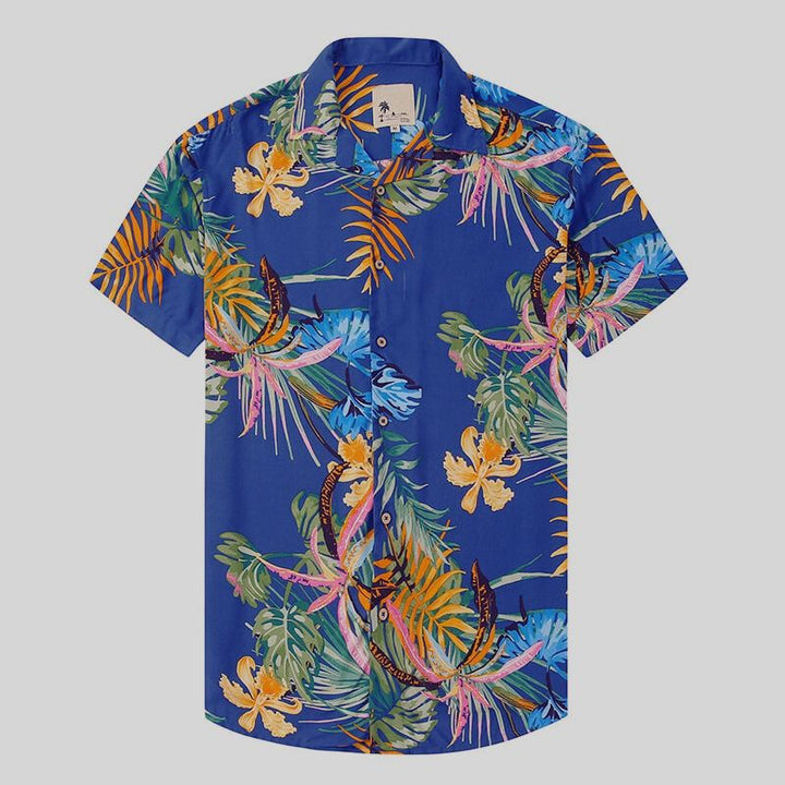 Herren Sommer Polohemd mit Knöpfen, kurzärmlig. Lässiges Freizeit-Hemd, elegant & luftig für Männer.