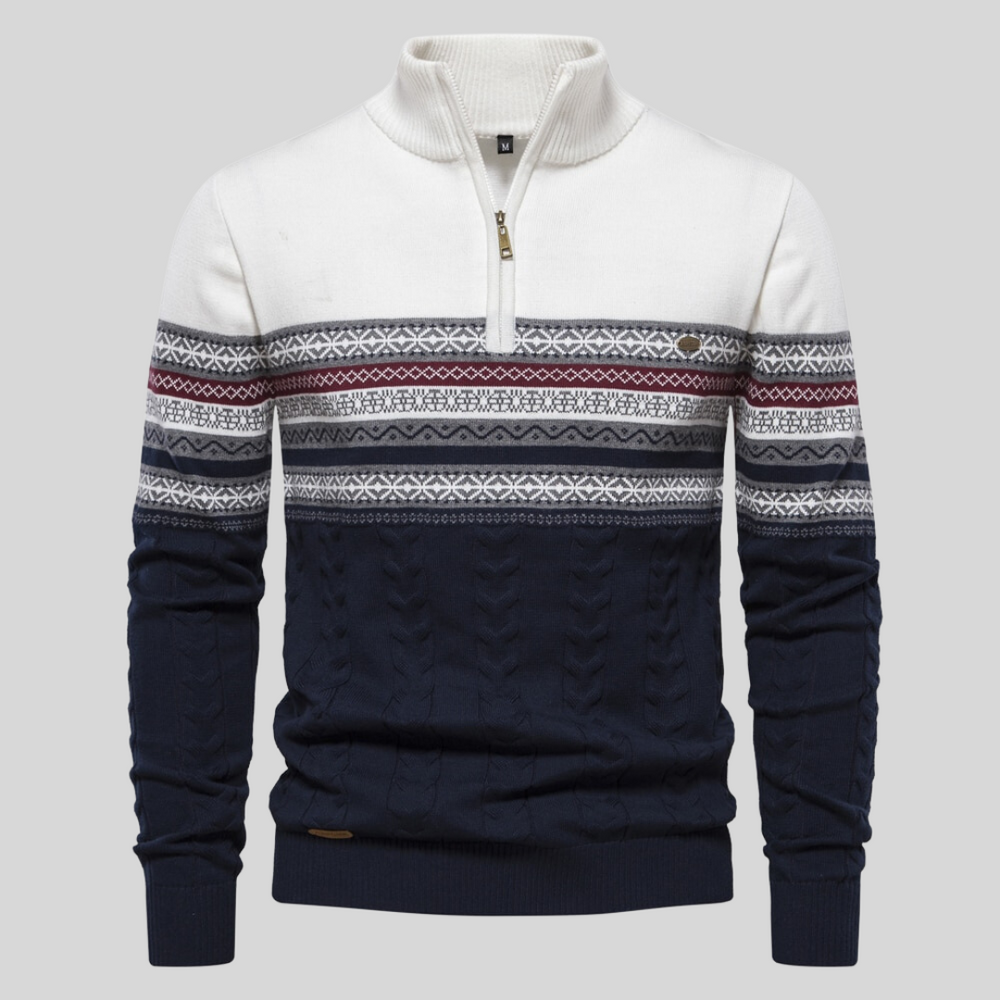 Vielseitiger Herren Langarm-Pullover mit Rundhals, perfekt für Freizeit oder elegante Anlässe, bietet optimalen Tragekomfort.