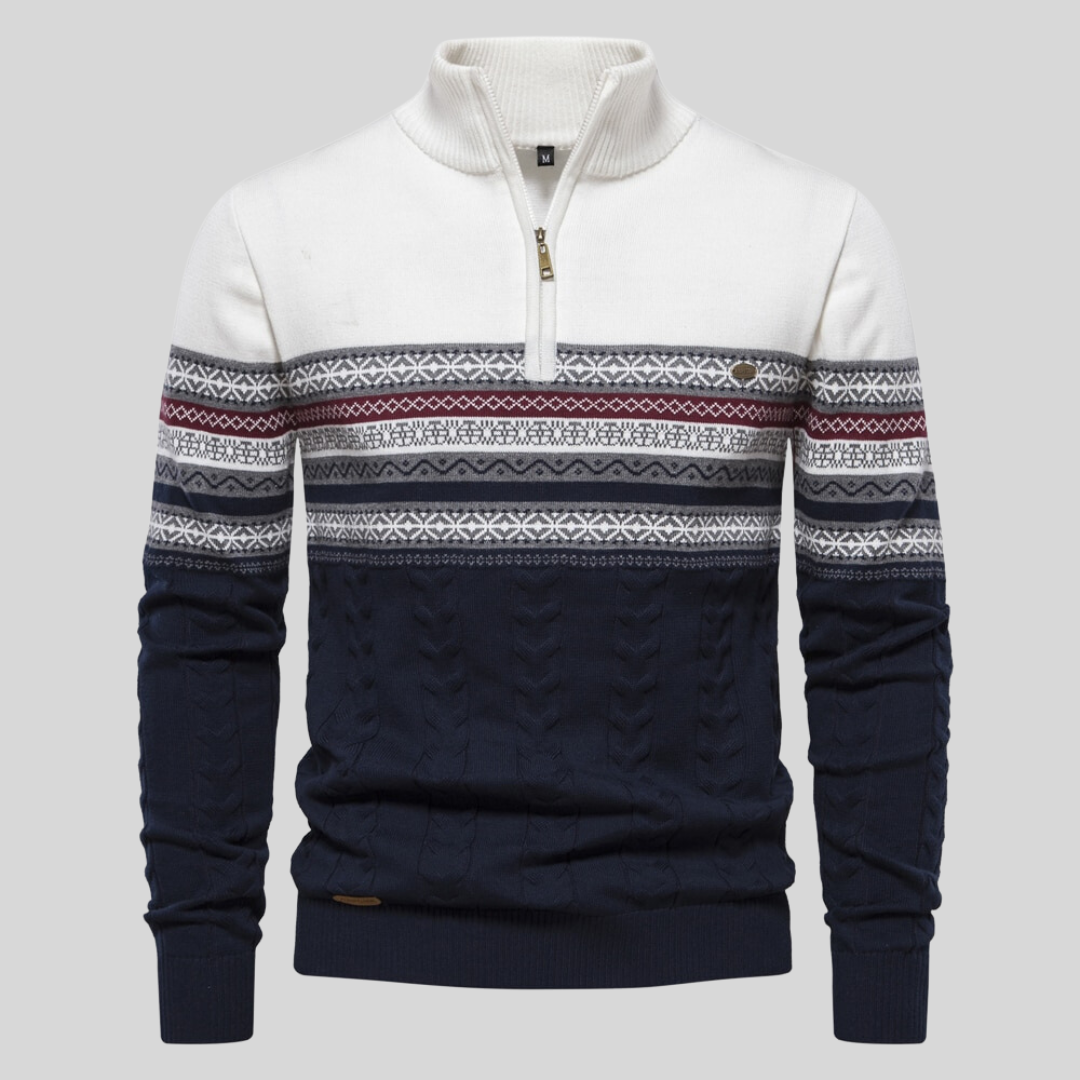 Vielseitiger Herren Langarm-Pullover mit Rundhals, perfekt für Freizeit oder elegante Anlässe, bietet optimalen Tragekomfort.