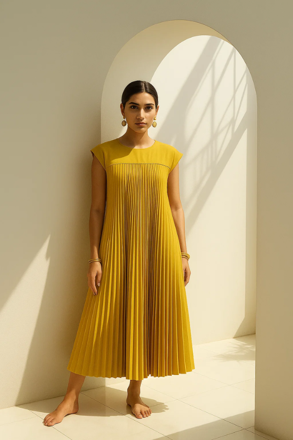 Komfortables ärmelloses Damen Maxikleid in Unifarbe, locker geschnitten, ideal als Sommer- und Alltagskleid.