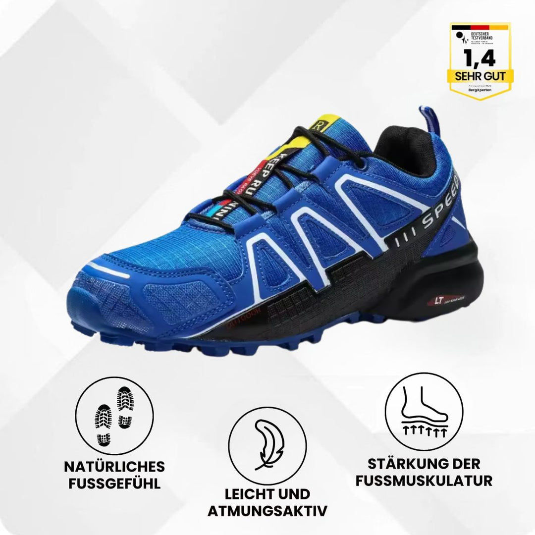 Wasserdichte Trekkingschuhe für Männer, schützt vor Nässe bei Outdoor-Aktivitäten.