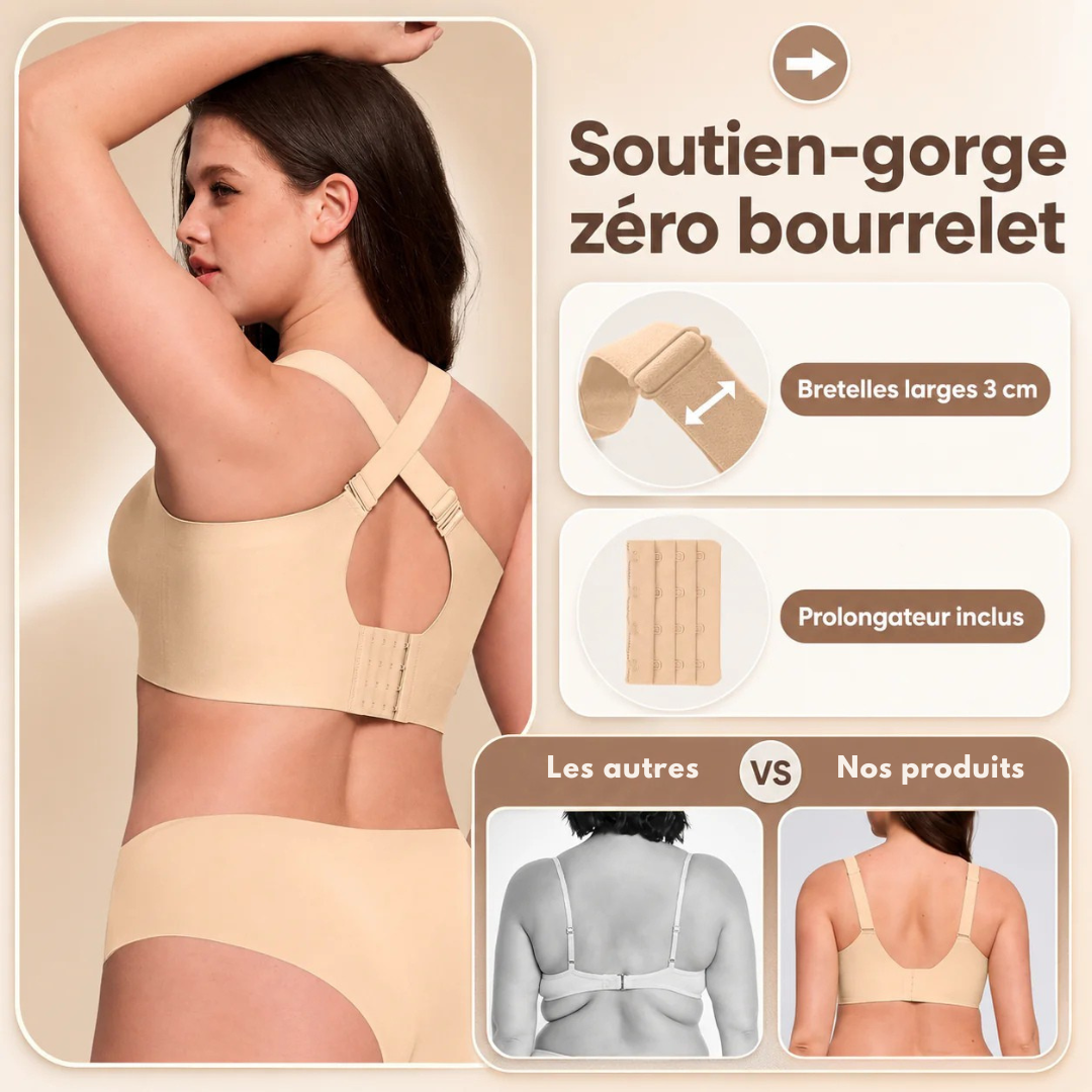 Damen Komfort Fit BH, bügellos, sorgt für sanfte Unterstützung und eine makellose Form unter jedem Outfit.